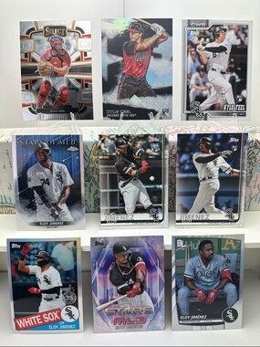 3 Kyle Teel Rookies + 2 Eloy Jimenez Rookies White Sox lot of 9
